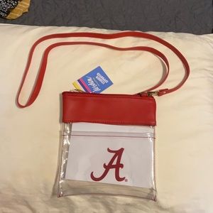 NWT University Of Alabama Clear Gameday Bag